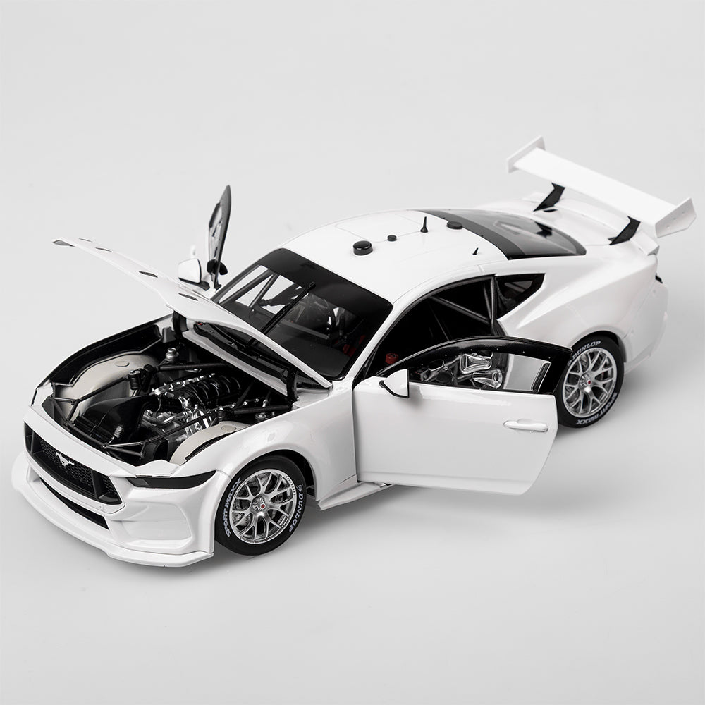 1:18 Plain Body Ford Mustang GT Gen3 Supercar - Gloss White