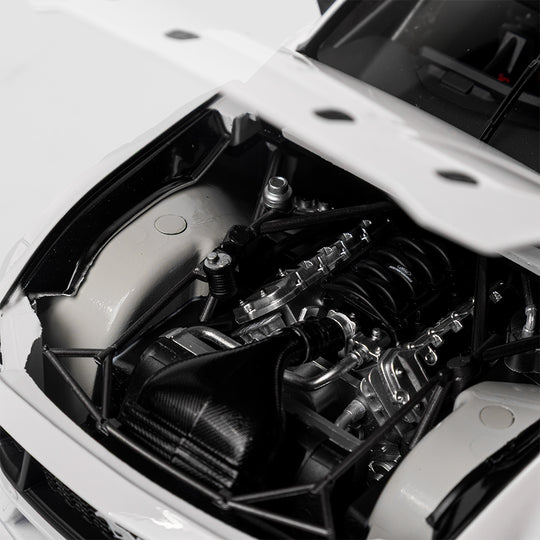1:18 Plain Body Ford Mustang GT Gen3 Supercar - Gloss White