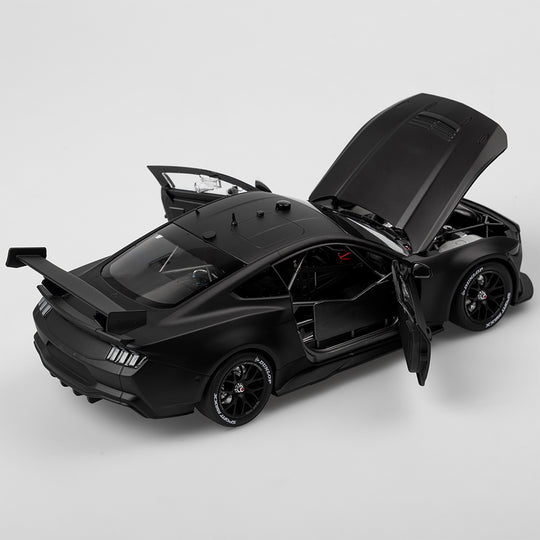 1:18 Plain Body Ford Mustang GT Gen3 Supercar - Matte Black