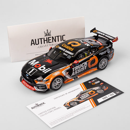 1:18 Mobil 1 Truck Assist Racing #2 Ford Mustang GT - 2025 Perth Super 440 Race 14 Winner Exclusive Edition