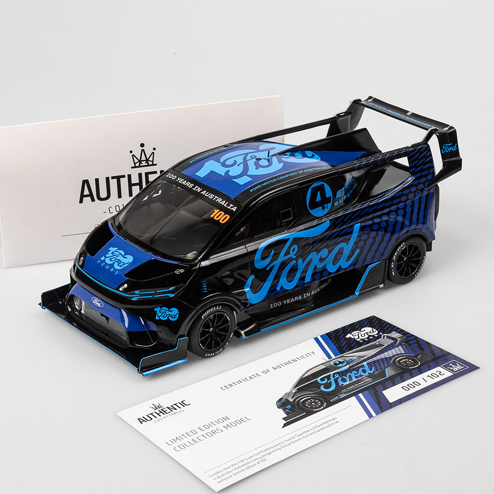1:18 #100 Ford Performance E-Transit SuperVan 4.2 - Ford 100 Years In Australia Special Exclusive Edition
