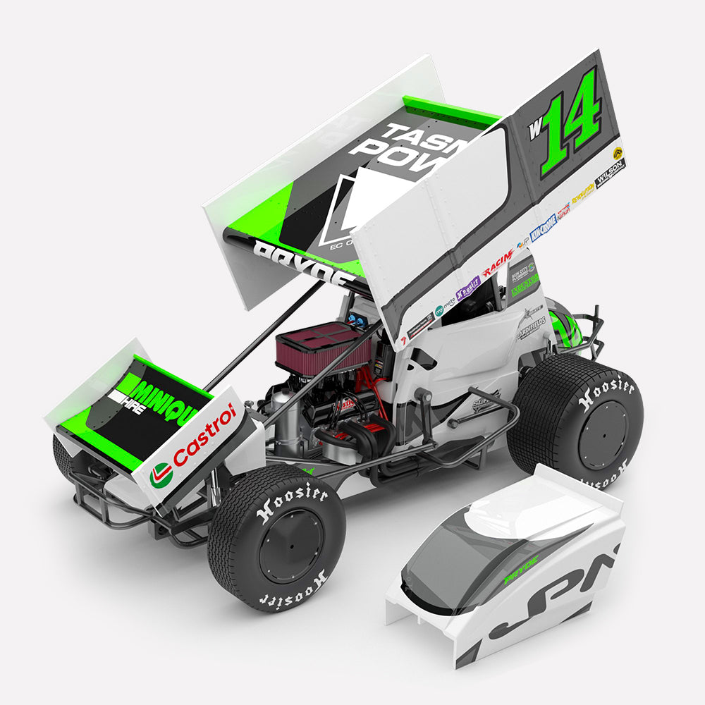 1:18 Jason Pryde Motorsport #W14 Sprintcar - 2022/2023 Season
