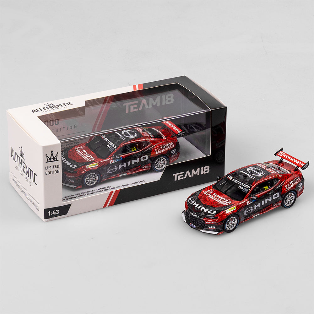 1:43 Team 18 #20 Chevrolet Camaro ZL1 - 2023 Darwin Triple Crown Indigenous Round