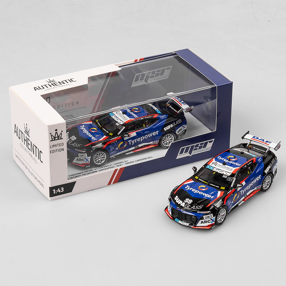 1:43 Tyrepower Racing #4 Chevrolet Camaro ZL1 - 2024 Melbourne SuperSprint (AusGP)