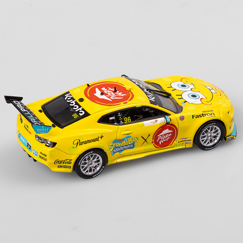 1:43 Brad Jones Racing Pizza Hut #96 SpongeBob SquarePants Chevrolet Camaro ZL1 - 2024 Melbourne SuperSprint (AGP)