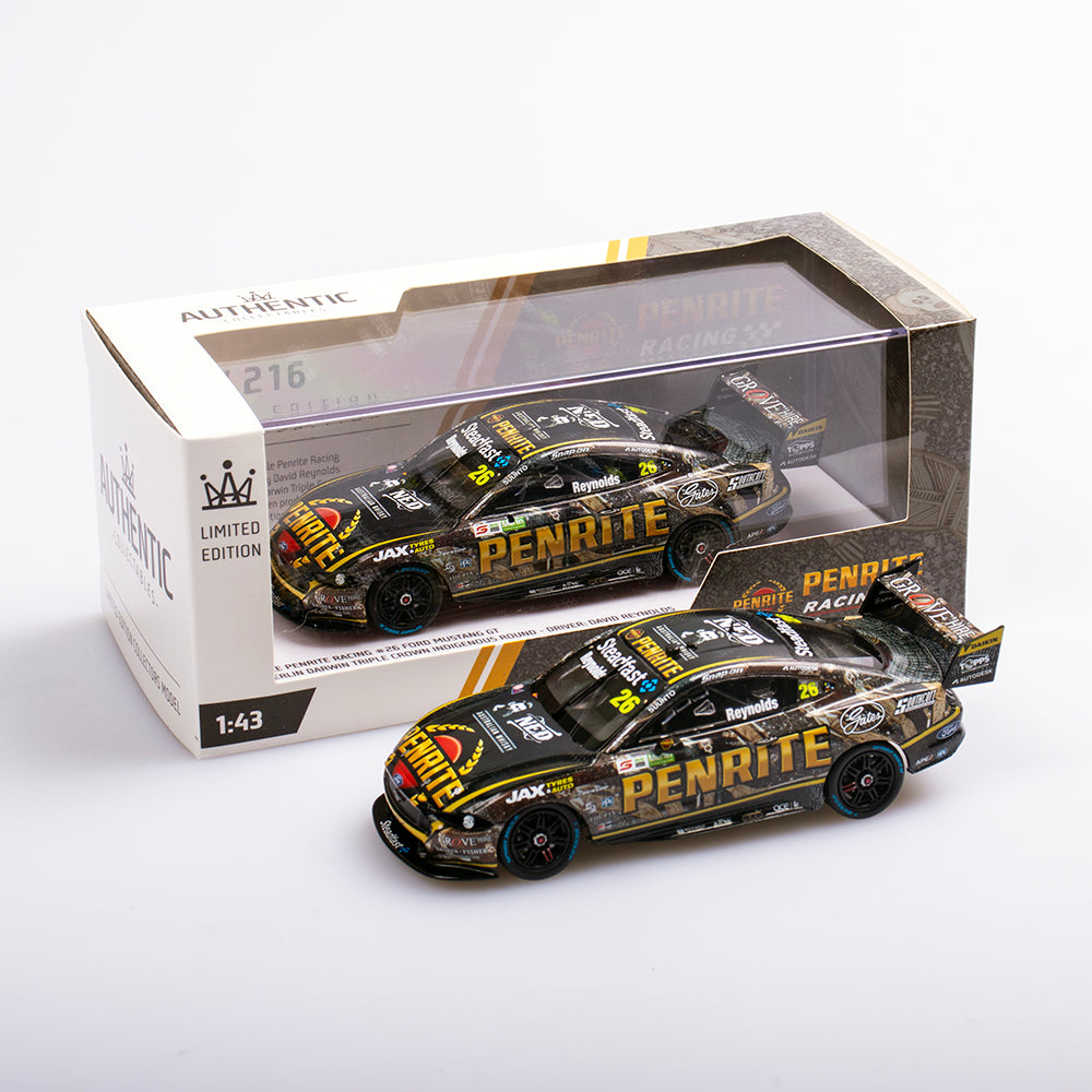 1:43 Penrite Racing #26 Ford Mustang GT - 2022 Darwin Triple Crown Indigenous Round