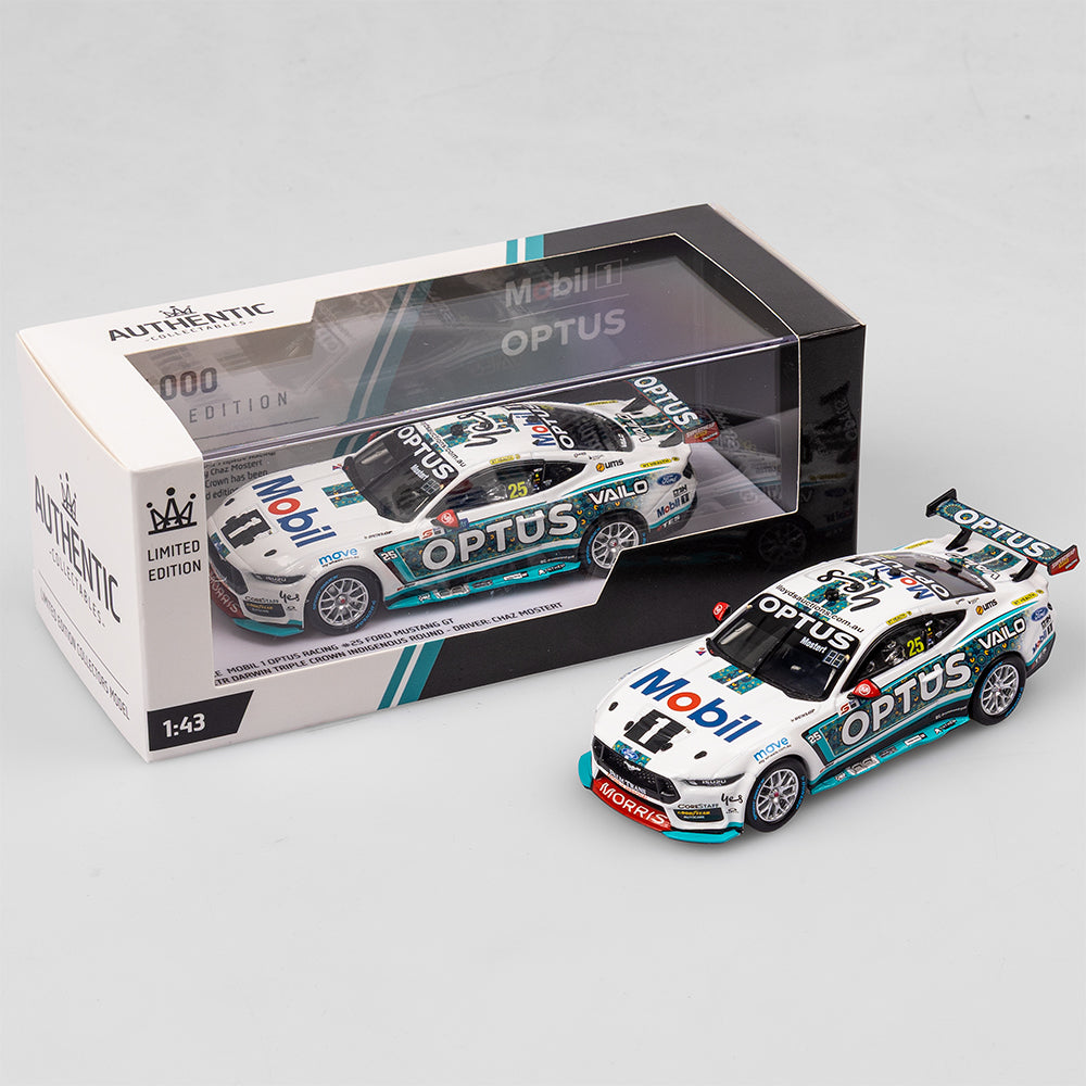 1:43 Mobil 1 Optus Racing #25 Ford Mustang GT - 2023 Darwin Triple Crown Indigenous Round