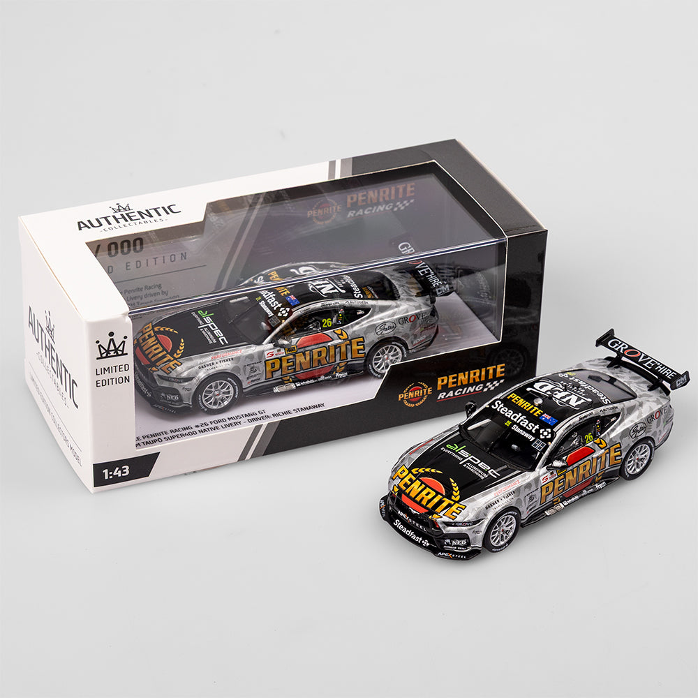 1:43 Penrite Racing #26 Ford Mustang GT - 2024 ITM Taupo Super400 Native Livery