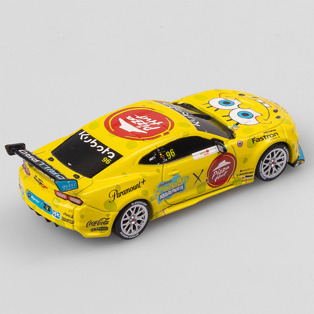 1:64 Brad Jones Racing Pizza Hut #96 SpongeBob SquarePants Chevrolet Camaro ZL1 - 2024 Melbourne SuperSprint (AGP)