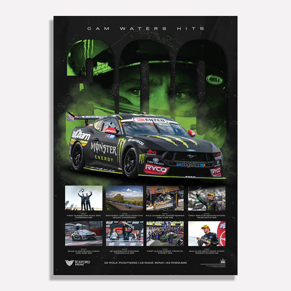 Tickford Racing - Cam Waters 300 Races Limited Edition Print