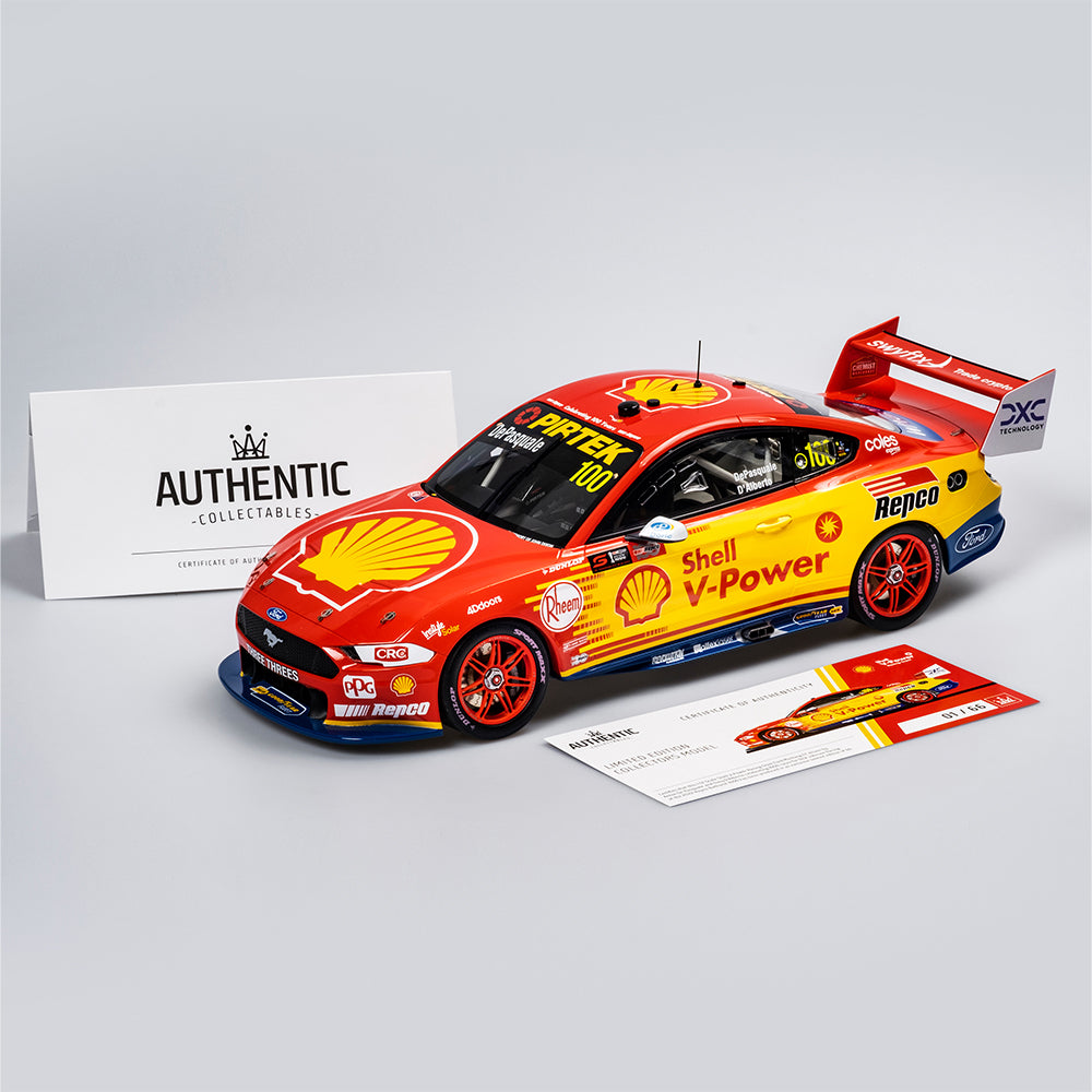 V Power Racing 100 Color 1:12 Shell V-Power Racing Team #100 Ford Mustang GT - 2022 Repco Bathu ...