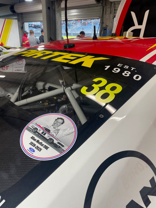 Allan Moffat Tribute Sticker - Pre Order