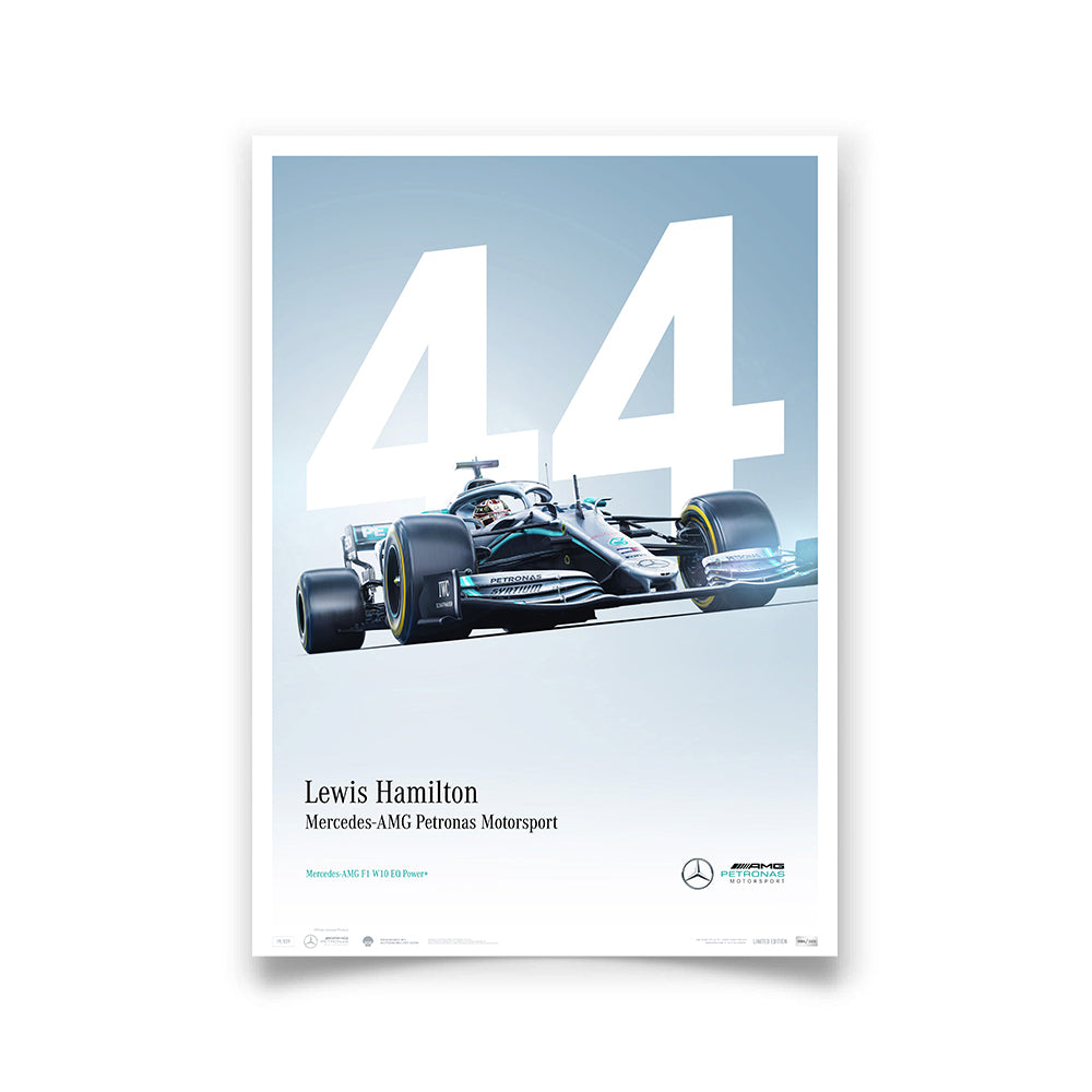 Mercedes-AMG Petronas Motorsport - 2019 Lewis Hamilton - Limited Edition Print