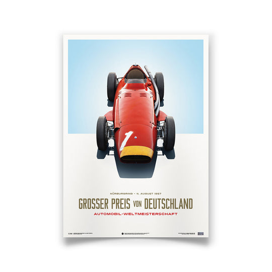 Maserati 250 F 1957 German GP Winner Print