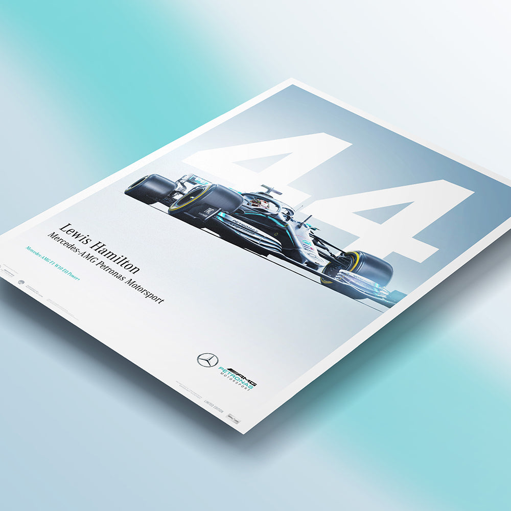 Mercedes-AMG Petronas Motorsport - 2019 Lewis Hamilton - Limited Edition Print