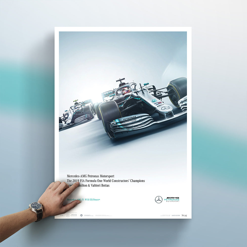 Mercedes-AMG Petronas Motorsport - 2019 F1 World Constructors Champions - Limited Edition Print