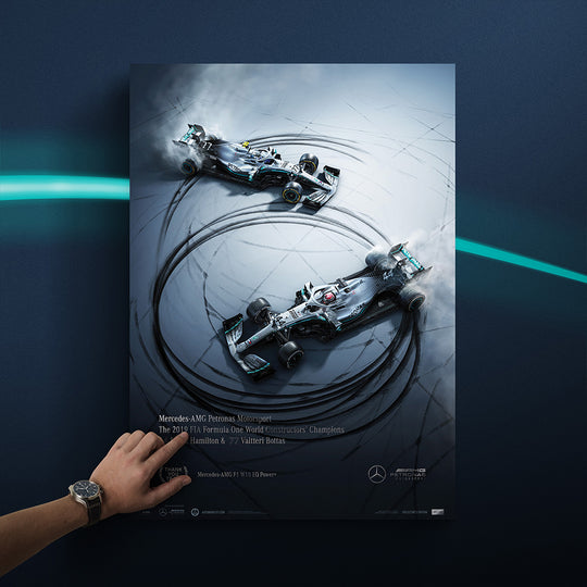 Mercedes-AMG Petronas Motorsport - Donuts  - 2019 F1 World Constructors Champions Collector's Edition Print