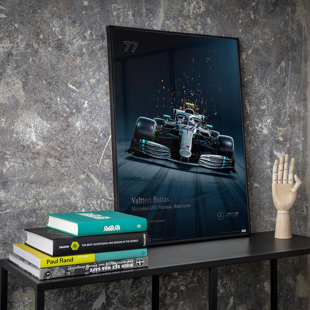 Mercedes-AMG Petronas Motorsport - 2019 Valtteri Bottas - Collector's Edition Print
