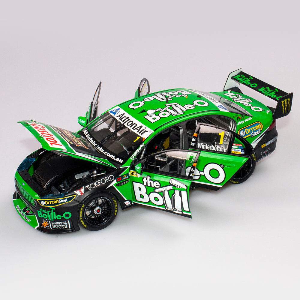 1:18 The Bottle-O Racing Team #1 Ford FGX Falcon Supercar - 2016 ITM Auckland Supersprint Race Winner