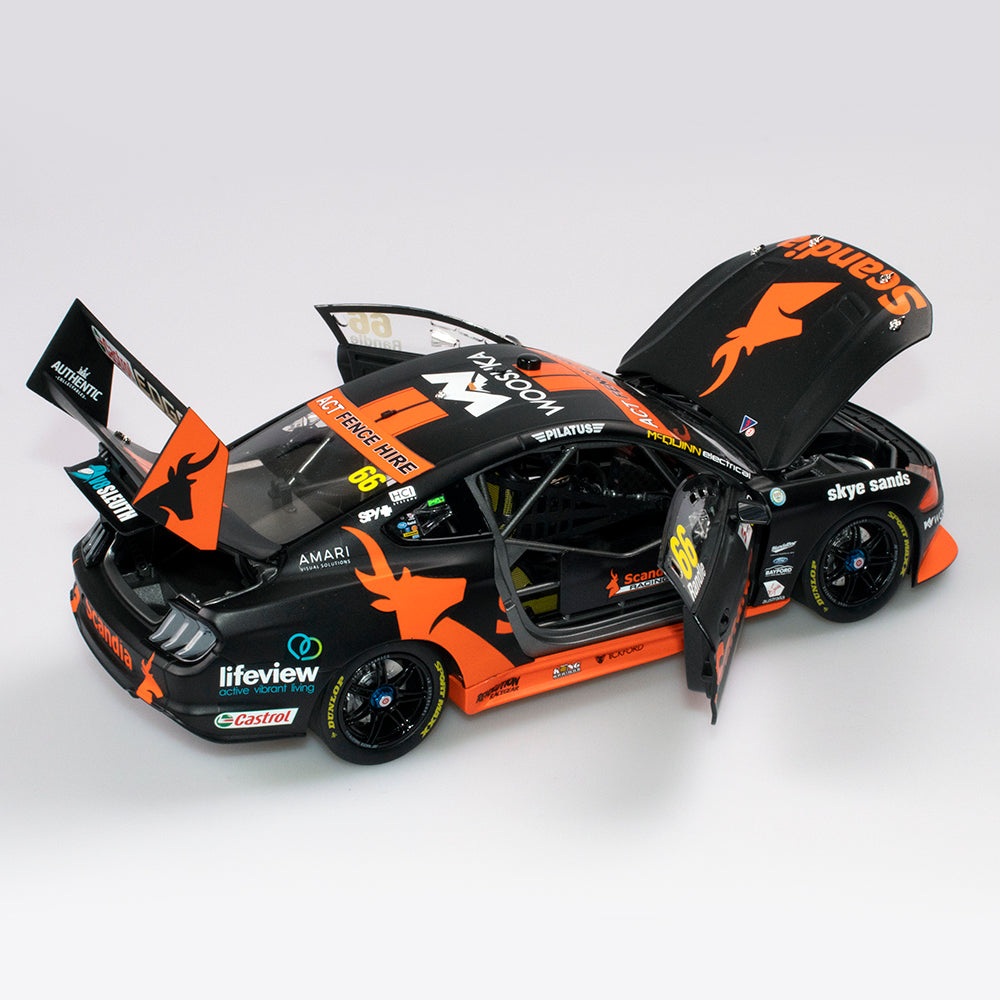 1:18 Scandia Racing #66 Ford Mustang GT Supercar - 2019 Championship Season