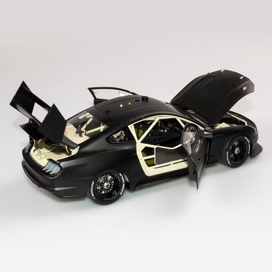 1:18 Ford Mustang GT Supercar - Matte Black Plain Body Edition