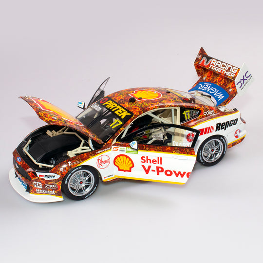 1:18 Shell V-Power Racing Team #17 Ford Mustang GT - 2021 Merlin Darwin Triple Crown Indigenous Livery