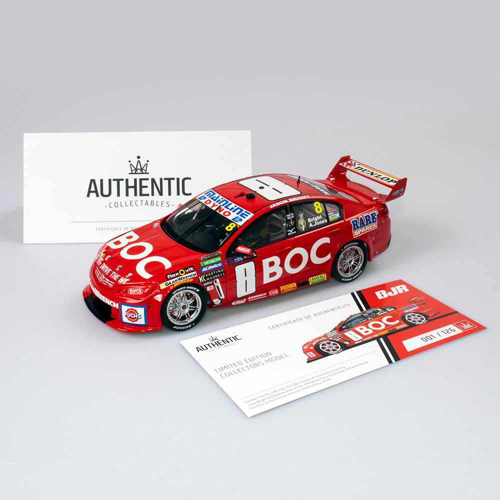 1:18 Brad Jones Racing #8 Holden VF Commodore Supercar 2016 Sandown 500 Retro Livery