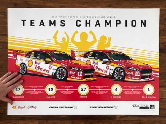 Shell V-Power Racing 2017 Teams Champion Print