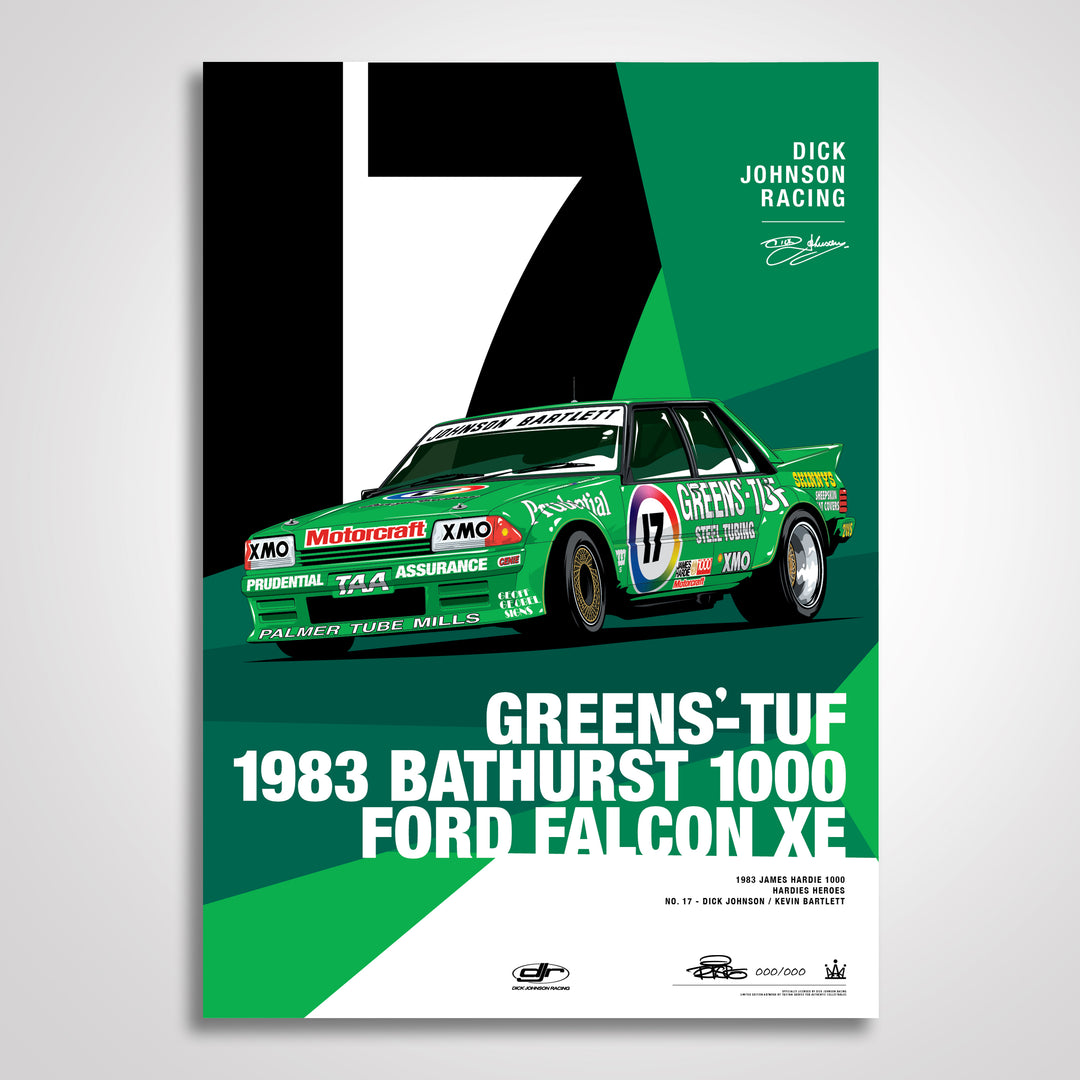 Dick Johnson Racing Greens'-Tuf Standard Limited Edition Print