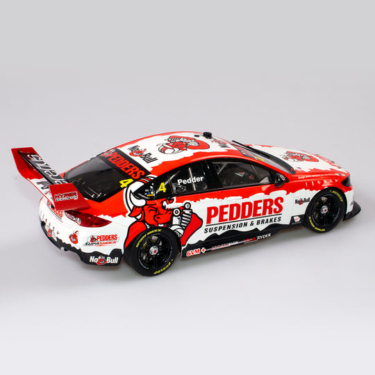 1:18 Pedders #4 Holden ZB Commodore Supercar - 2020 Supercars Eseries Celebrity Race Winner