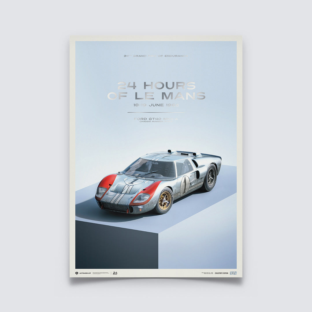 Ford GT40 - P/1015 - 24H Le Mans - 1966 - Collector's Edition