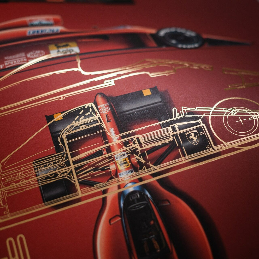 Giorgio Piola - Ferrari F1-90 - 1990 - Collector’s Edition