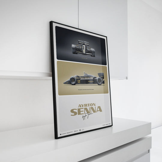 Lotus 97T - Ayrton Senna - The First Win - Estoril, 1985 - Limited Edition Print