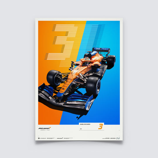 McLaren Formula 1 Team - Daniel Ricciardo - 2021 Limited Edition Print