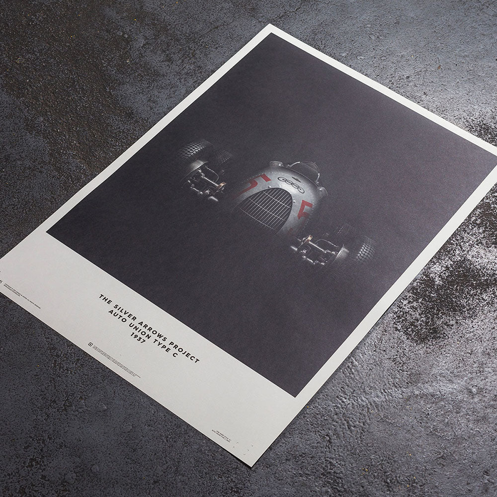 Silver Arrows Auto Union Type C Print